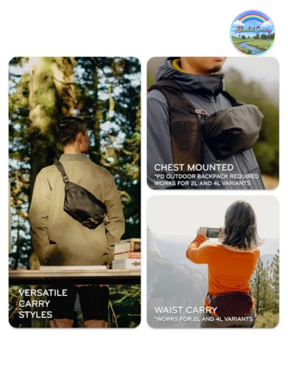 Peak Design Outdoor Sling 4L Padded Adjustable Crossbody Camera Bag